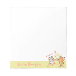 Bloco De Notas Anime Tuffy e Jerry Cheers para Queijo