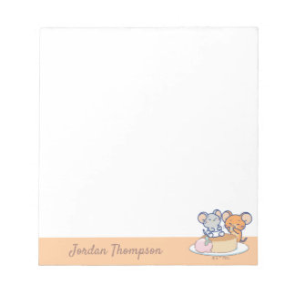 Bloco De Notas Anime Tuffy e Jerry Cheesecake