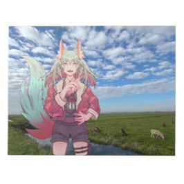 Bloco De Notas Anime, V Tuber, VTuber, sky