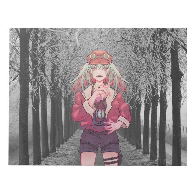 Bloco De Notas Anime, V Tuber, VTuber winter (Frente)