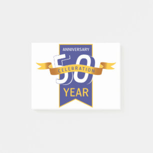 Bloco De Notas aniversário de 50 anos