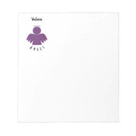 Bloco De Notas Anjo bonito Roxo