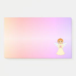 Bloco De Notas Anjo Fofo em Cores Pastel