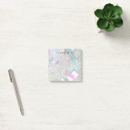 Bloco De Notas Anjo Iridescente Tinsel Modern Glam Pad