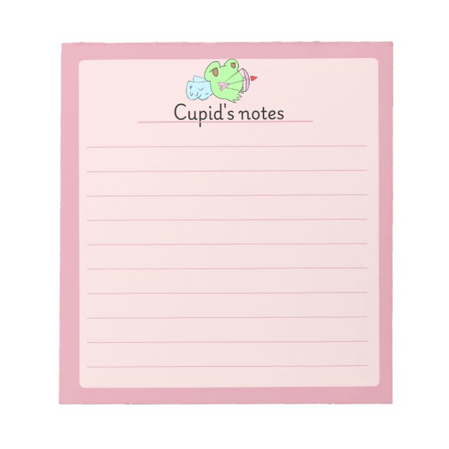 Bloco De Notas Anotações do Cupido (Frente)