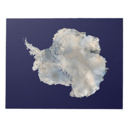 Bloco De Notas Antártica (Imagem Azul Marble da NASA)