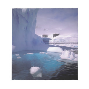 Bloco De Notas Antártida. Paisagens de gelo antárticas 2