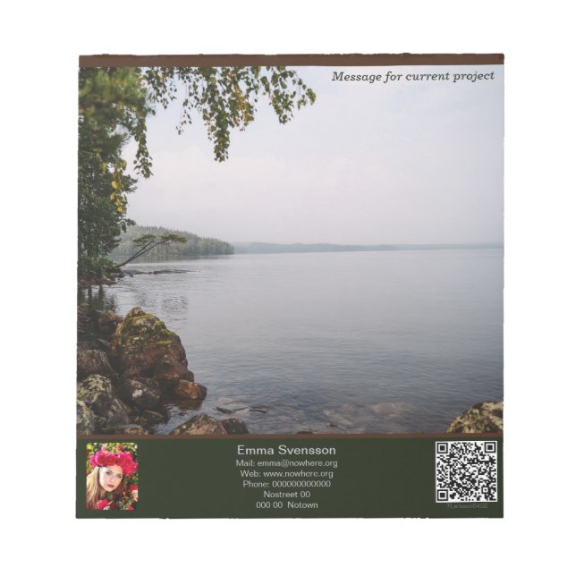 Bloco De Notas Anteckningsblock — Connect, Bay (Frente)