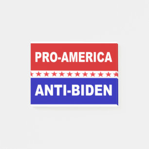 Bloco De Notas Anti-Biden Pro America