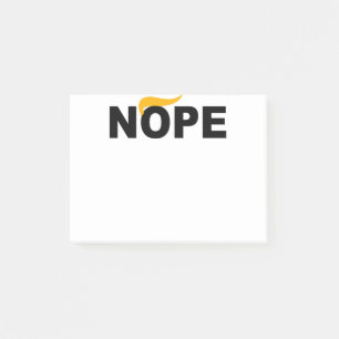 BLOCO DE NOTAS ANTI-TRUMP NOPE