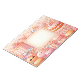 Bloco de Notas Antigo Patisserie Fofo