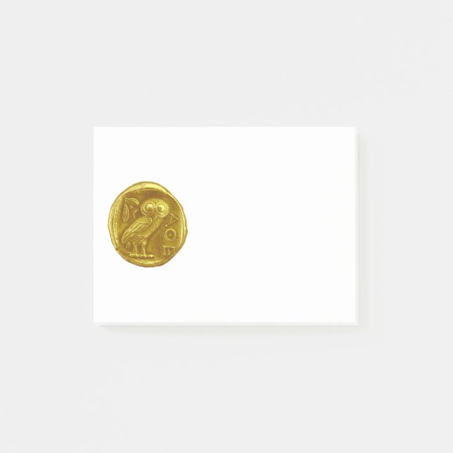 Bloco De Notas ANTIQUE OWL gold (Frente)