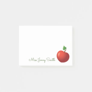Bloco De Notas Apple vermelho