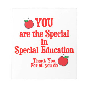 Bloco De Notas Apreciação do ensino especial
