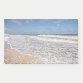 Bloco De Notas Aprecie a vista da praia tropical