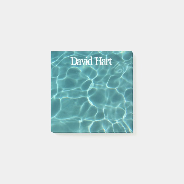 Bloco De Notas Aqua Green Swimming Pool (Frente)