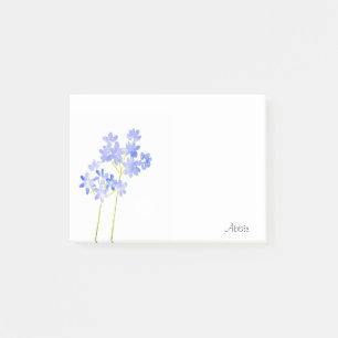Bloco De Notas Aquarela Agapanthus