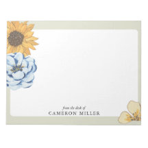 Aquarela elegante Floral Da mesa de