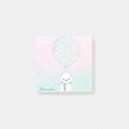 Bloco De Notas Aquarela Moderna de Animais Lindos para Escola