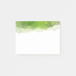 Bloco De Notas Aquarela Verde