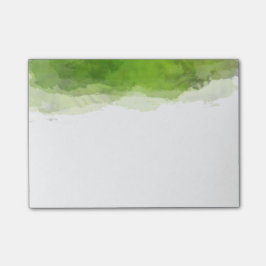 Bloco De Notas Aquarela Verde