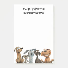 Bloco De Notas Aquarelas Cachorros Loucos Pet Boutique