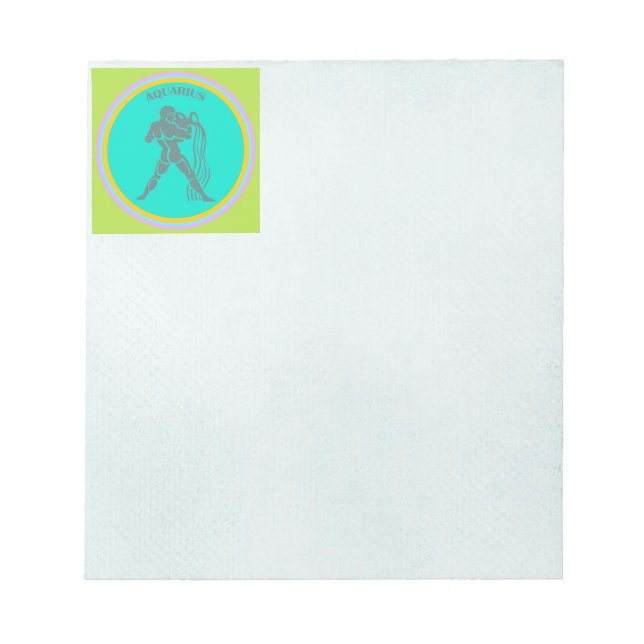 Bloco De Notas Aquarius Notepad (Frente)