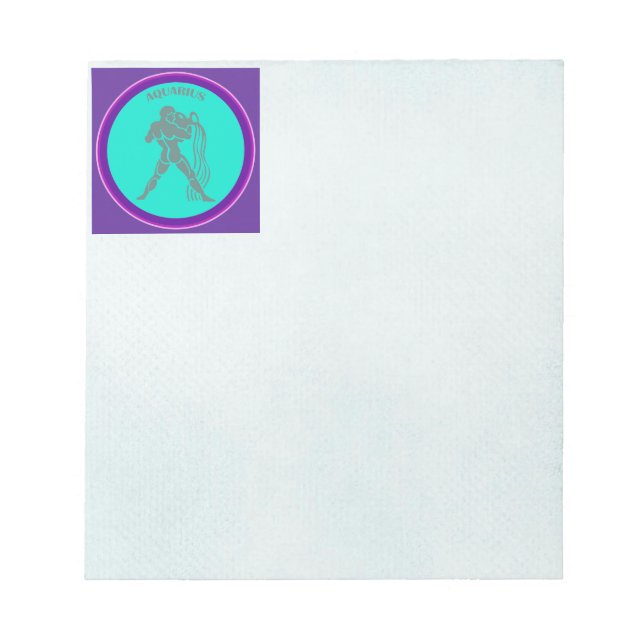 Bloco De Notas Aquarius Notepad (Frente)