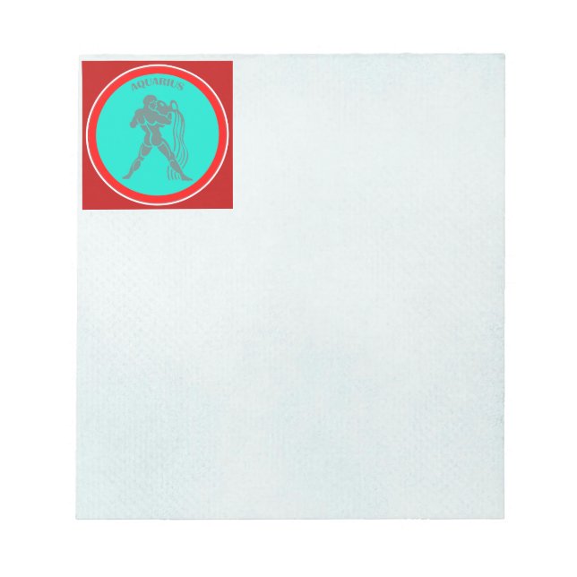 Bloco De Notas Aquarius Notepad (Frente)