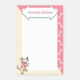 Bloco De Notas Aquele Cachorro Pia Amarelo