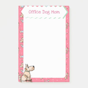 Bloco De Notas Aquele Cachorro Pink Pink Pink Padrado Cachorro Mã