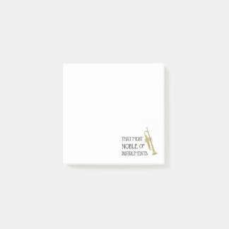 Bloco De Notas Aquele mais nobre dos instrumentos - trompete