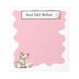 Bloco De Notas Aquele Notepad Vermelho Cachorro