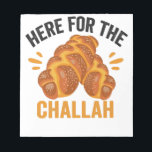 Bloco De Notas Aqui Para o Pão Judeu Challah Engraçado Hanukkah<br><div class="desc">chanukah, menorah, hanukkah, dreidel, jedesejo, Chrismukkah, feriado, christmas, chalá</div>
