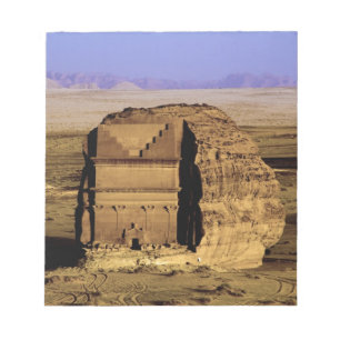 Bloco De Notas Arábia Saudita, local de Madain Saleh, antiga