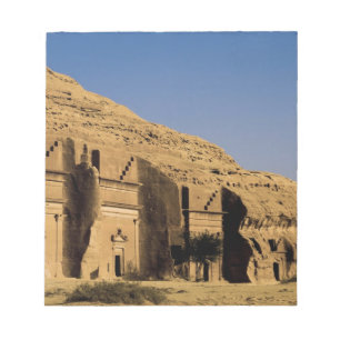 Bloco De Notas Arábia Saudita, local de Madain Saleh, antigo 2