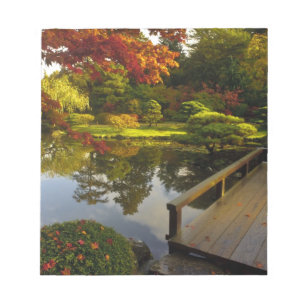 Bloco De Notas Arboreto, Jardim Japonês, Seattle, Washington,