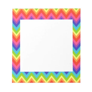 Bloco de notas arco-íris