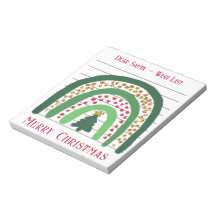 Arco-íris festivo de Natal, lista de desejos de Pa