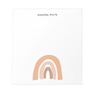 Bloco De Notas Arco-Íris Neutro Terrestre