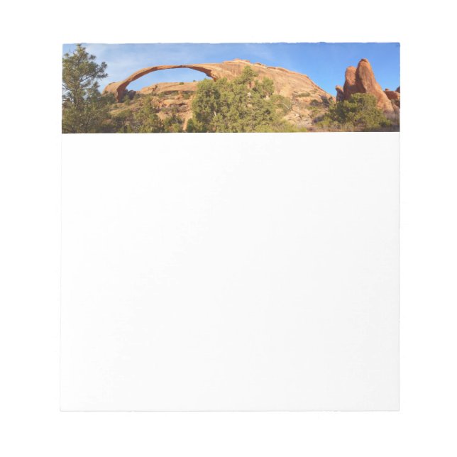 Bloco De Notas Arco Paisagístico no Parque Nacional dos Arcos (Frente)