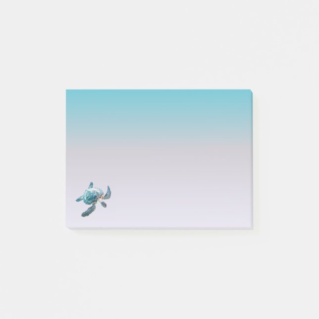 Bloco De Notas Areia E Tartarugas Marinhas (Frente)
