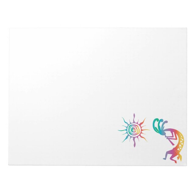 Bloco De Notas Arizona do sudoeste Kokopelli (Frente)