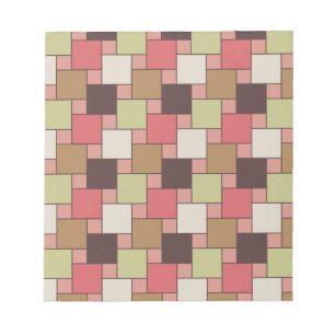 Bloco De Notas Armário da especiaria geométrico