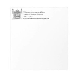 Bloco De Notas Arquiteto do Real Brick Gates House