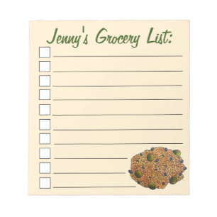 Bloco De Notas Arroz con Gandules Puerto Rican Comida Rice Peas