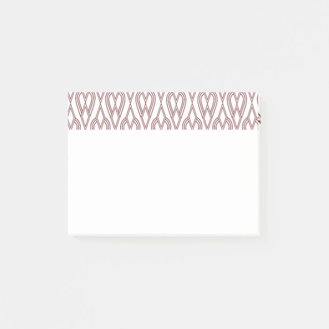 Bloco De Notas Art Deco Flowerbeds (Frente)