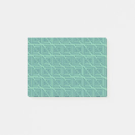 Bloco De Notas Art Deco Teal Mazes