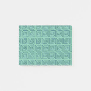Bloco De Notas Art Deco Teal Mazes
