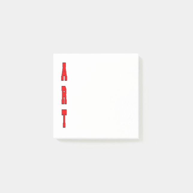 Bloco De Notas Arte (Frente)